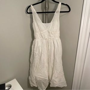 Banana Republic White Sundress